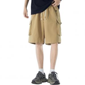 361° Короткие шорты карго мужские pale yellow moderate