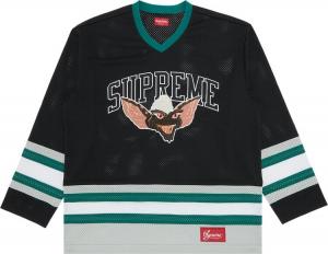 Футболка Supreme Gremlins Hockey Jersey 'Black', черный