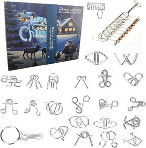 Адвент-календарь 2025 Days Brain Teaser Puzzle Metal