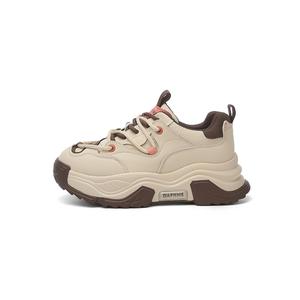 Низкие повседневные туфли для женщин DAPHNE, коричневый