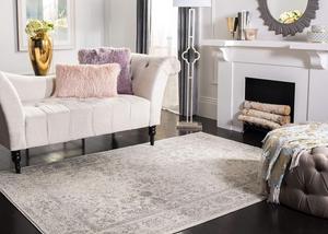 Ковер Safavieh Adirondack ADR109C квадратный, 122х122 см, слоновая кость/серебристый