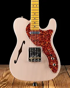 Fender American Professional II Telecaster Thinline - Прозрачный Розовый