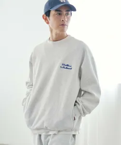 Толстовка Clean Plus Logo Crew Устойчива к пятнам (пищевым пятнам), защита от УФ-излучения Coen, цвет Lt.Gray