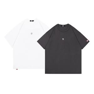 Футболка с коротким рукавом свободного кроя с заниженной линией плеча box unisex GXXX, серый