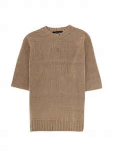 Топ с короткими рукавами Fabiana Filippi, нейтральный