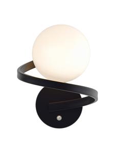 Home24 Настенный светильник MARP на батарейках, черно-белый