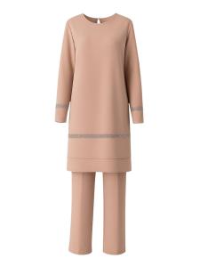 Брючный костюм fashionshowcase NEVRA, коричневый