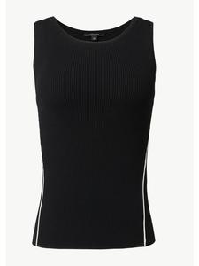 Comma Вязаный жилет-пуловер черного цвета (9999_black)