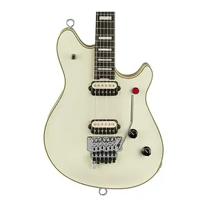 Электрогитара EVH MIJ Series Signature Wolfgang WC, корпус из липы, гриф из клена, накладка из эбена и система блокировки тремоло, 6 струн (для правшей, цвет слоновая кость)
