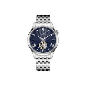 CITIZEN Часы Mechanical Movement Stainless Steel Strap Watch Unisex Blue Dial, Blue Dial