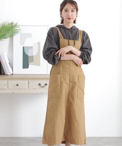 Комбинезон-фартук из саржи Pourvous, цвет Beige