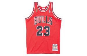 Майка Mitchell & Ness Chicago Bulls выездная финальная 1995-96 Майкл Джордан аутентичная