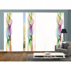 ИДЕИ ДЛЯ ДОМАШНЕЙ ЖИЗНИ Раздвижная штора «BOLGE», (1 шт.), ЦИФРОВАЯ ПЕЧАТЬ Home Wohnideen, цвет bunt