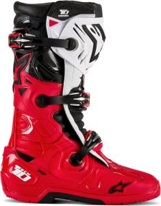 Ботинки Alpinestars Tech 10 Enduro, Bright Red/Black/White