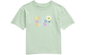 Детская футболка The North Face, зеленый