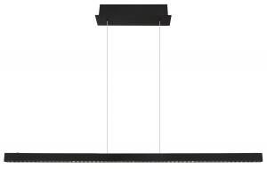 Светодиодная подвесная лампа Globo, 120x9x120 см, черный