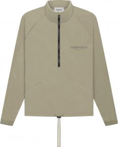 Куртка Fear of God Essentials Half Zip Track Jacket 'Pistachio', зеленый