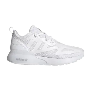 Кроссовки adidas ZX 2K J 'Triple White', белый