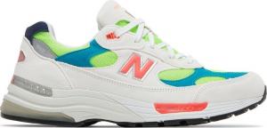 Кроссовки New Balance 992 Made in USA 'White Neon', белый