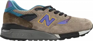 Кроссовки New Balance Concepts x 998 'Goldeneye', коричневый