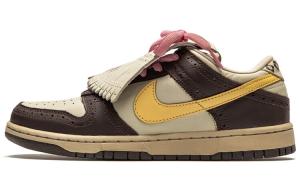 Кроссовки Nike Dunk SB Low Skateboarding, коричневый/желтый