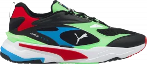 Кроссовки Puma RS-Fast Black Elektro Green, черный