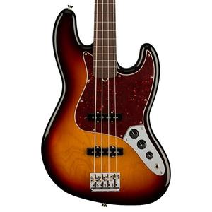 Fender American Professional II Jazz Bass Fretless — 3-цветные солнечные лучи 019-4000-700