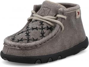 Детские мокасины Twisted X, черный/серый