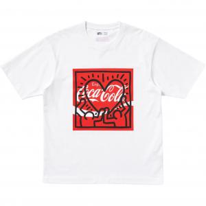 Футболка унисекс белая Coca Cola X Keith Haring X Keith Haring X Coca Cola Collaboration UNIQLO