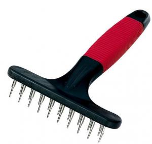 Грабли Ferplast для длинных волос с закругленными зубцами 11х16см Ferplast