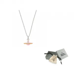 Vivienne Westwood Brass Swarovski Crystal Necklaces Unisex Silver