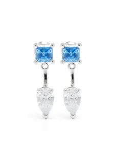 Серьги-подвески Mesmera с кристаллами Swarovski, синий