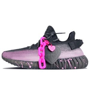 Yeezy Boost 350 Кроссовки Lifestyle унисекс с низким верхом, черный, белый, серый Adidas Originals