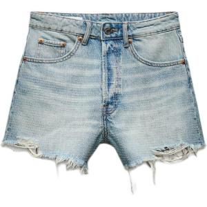 Джинсовые шорты женские синие Zara