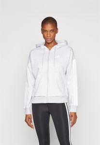 Толстовка Adidas Sportswear Zip-up sweatshirt, Light Grey Heather/White/Mottled Light Grey