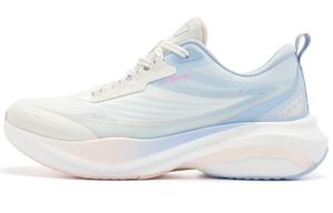 QIAODAN Кроссовки для бега Rain Swallow 4.0 женские, низкие, цвет слоновой кости/дождевой синий