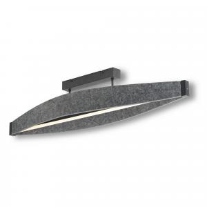 Светодиодный потолочный светильник 100/17/21 см Osram, темно-серый