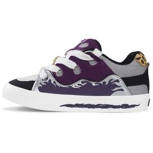 Ollieskate Износостойкие и легкие низкие кроссовки для скейтбординга унисекс фиолетово-черные