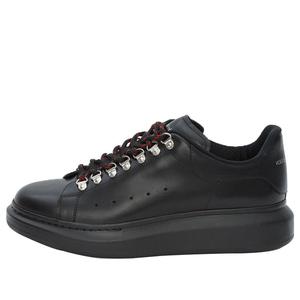 Кроссовки oversized sneaker with hook eyelets 'black' Alexander Mcqueen, черный