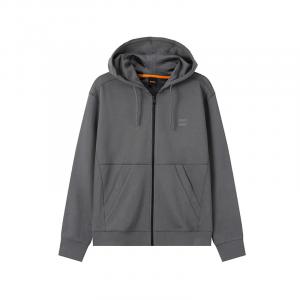 Толстовка с аппликацией логотипа HUGO BOSS, темно-серый