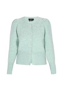Вязаный кардиган faina, светло-зеленый