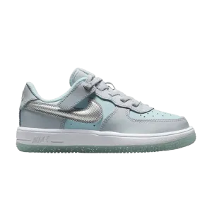 Кроссовки Nike Force 1 Low EasyOn PS Pure Platinum Glacier Blue, синий