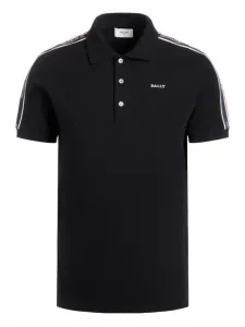 Рубашка поло из ткани пике Bally, черный
