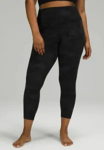 Леггинсы align highrise 64 см Lululemon, Heritage Camo Deep Coal Multi