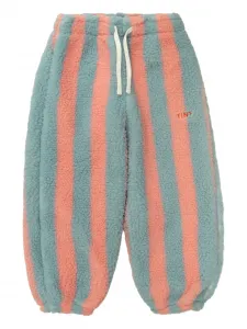 Флисовые брюки в полоску Tiny Cottons, розовый