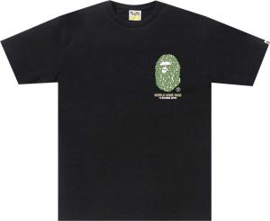Футболка BAPE City Tee Tokyo Big Ape Head 'Black', черный