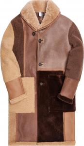 Пальто Kith Shearling Patchwork Becker Coat 'Multicolor', разноцветный