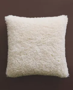 Наволочка Zara Home Faux Fur Cushion, кремовый