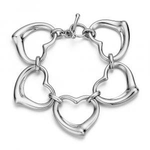 Браслет Tiffany & Co. Elsa Peretti Open Heart, серебро