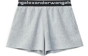 Женские серые повседневные шорты Alexander Wang, серый